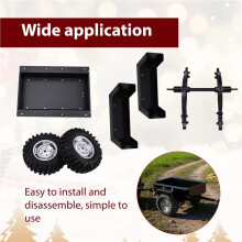 RC Crawler Trailer 1/10 RC Crawler Axial SCX10 90046 TRX4 TRX6 Redcat RC4WD D90 CC01 Simulation Accessories Black