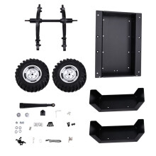 RC Crawler Trailer 1/10 RC Crawler Axial SCX10 90046 TRX4 TRX6 Redcat RC4WD D90 CC01 Simulation Accessories Black