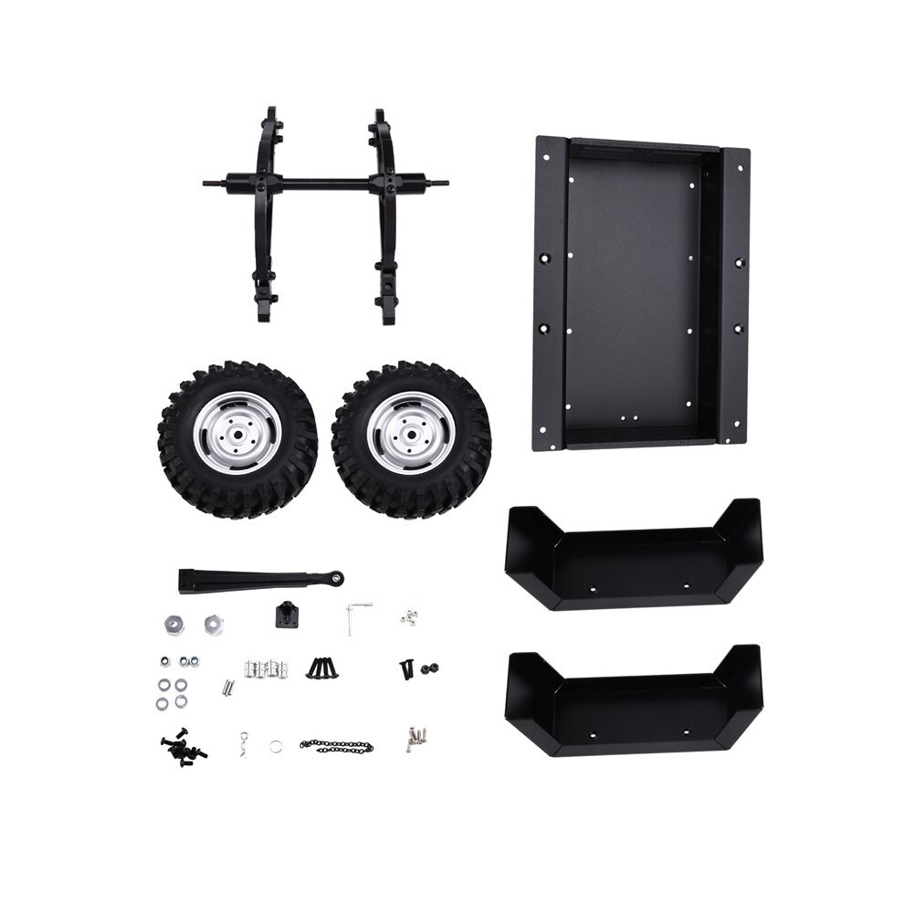 Rc Crawler Trailer 1/10 Rc Crawler Axial Scx10 90046 Trx4 Trx6 Redcat Rc4wd D90 Cc01 Simulation Accessories Black 6033340141588