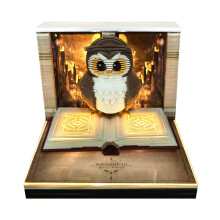 3D-Kalender met Tijdsaanduiding 2026 Kalender met Papiersnijwerk, Notitieblok met Uilvormig Afscheurbaar Tijdsaanduidingsblok