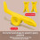 Violin Bow-Holding Device Hand Corrector Straight Bow-Holding Device Bow-Carrying Correction Hand Shape Yellow 2