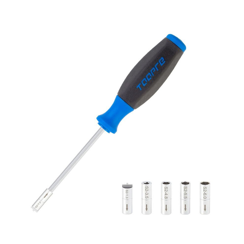 Toopre Bicycle Spoke Wrench Tool Internal Nipple Spoke Cap Installation & Removal Sleeve Ring Adjustment For Bike Wheel Repair 6032865266844
