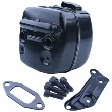 Exhaust Muffler Bolts Gaskets Kit for 365 371 372XP 385 390XP Chainsaw Replace Accessories Silencer Exhaust