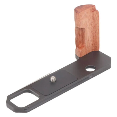 F2 Quick Release Plate Wooden Handgrip for  F2 Camera L Bracket with Vertical Shooting Mount Camera Accessories,B