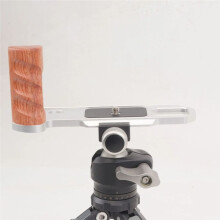 F2 Quick Release Plate Wooden Handgrip for F2 Camera L Bracket with Vertical Shooting Mount Camera Accessories,B