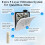 Medium Fish Tank Filter for Filter Pads, Aquarium Filter Cartridge for Aqueon QuietFlow LED PRO Power Filter 2