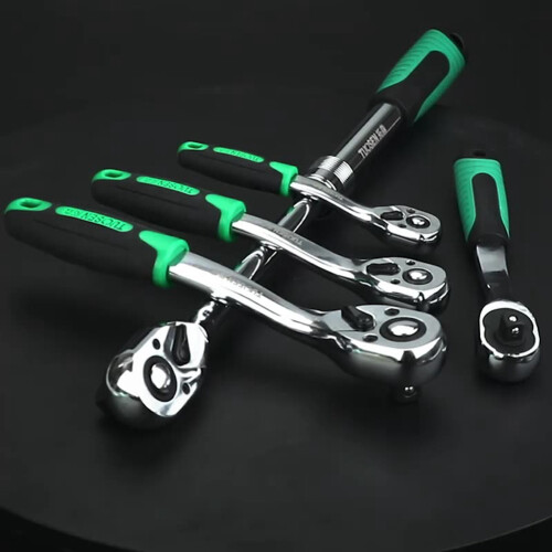 TUOSEN 72-Tooth Quick Release Ratchet Wrench- Multi-Function Hand Tool for Auto Repair & Maintenance 14834 2