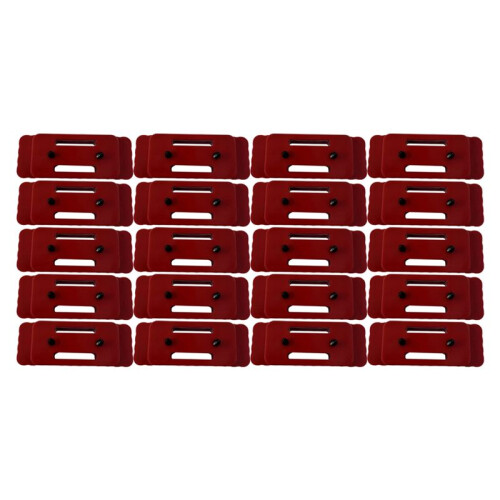 20pcs Red Feet Mounting System,Mounting Feet for  Packout, Mounting Feet for  Packout System