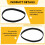 2PCS for Timing Belts for Model AC-0815 for Air Compressor for Compressors for 5