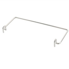 Stainless Steel Folding Table Accessory and Integrated Hook Designed for IGT Use 0.5 Unit Shelf