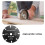 1 Peça de Disco de Corte de Metal de 76 mm/2,99 Polegadas, Rebarbadora Angular, Rodas de Corte de Aço Inoxidável Reforçadas 4