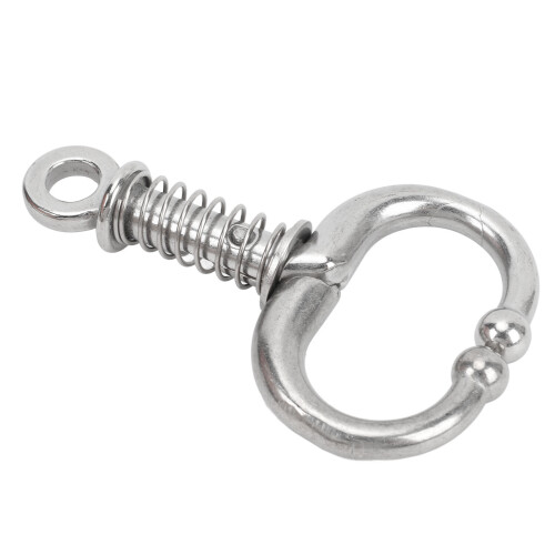 Rinder-Nasenring Medium Edelstahl - Spring