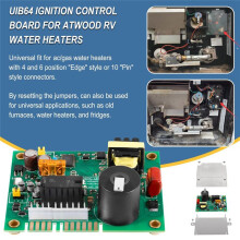 UIB64 Ignition Control Circuit Board for Atwood RV Water Heaters with 4 & 6 Position Style / 10 Pin Connector