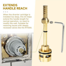 RP75137 Shower Valve Extension Kit for Tub and Shower Faucets for Delta Series 3 and 6 Settings Diverter