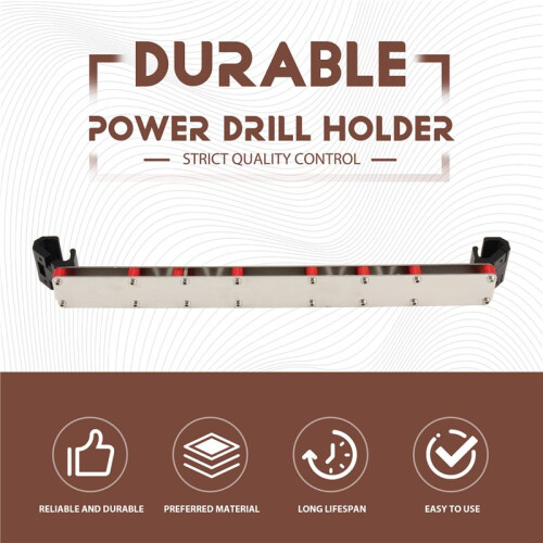 Power Drill Holder Tape Measure Tool Holder Hanging Screwdrivers Toolbox Accessories for  Toolbox Organizer 1