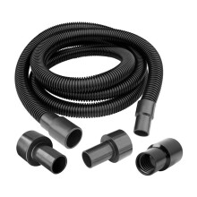 For POWERTEC 70347 10 Ft. Long Dust Collection Hose with 5 Fittings 25 Id X 32 Od for Woodworking Power Tools Home