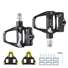 ESLNF Road Bike Self-Locking Pedal Cleat Bicycle Self Locking Pedal for SPD SL System with Locking Plate B