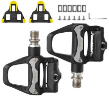 ESLNF Road Bike Self-Locking Pedal Cleat Bicycle Self Locking Pedal for SPD SL System with Locking Plate A