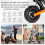 Pneu Sólido 9x3.0-5.5 para Scooter Elétrica  G2 Pro, Pneus de 9 Polegadas Tipo Colmeia Sem Câmara Off-Road, Dianteiro/Traseiro 3