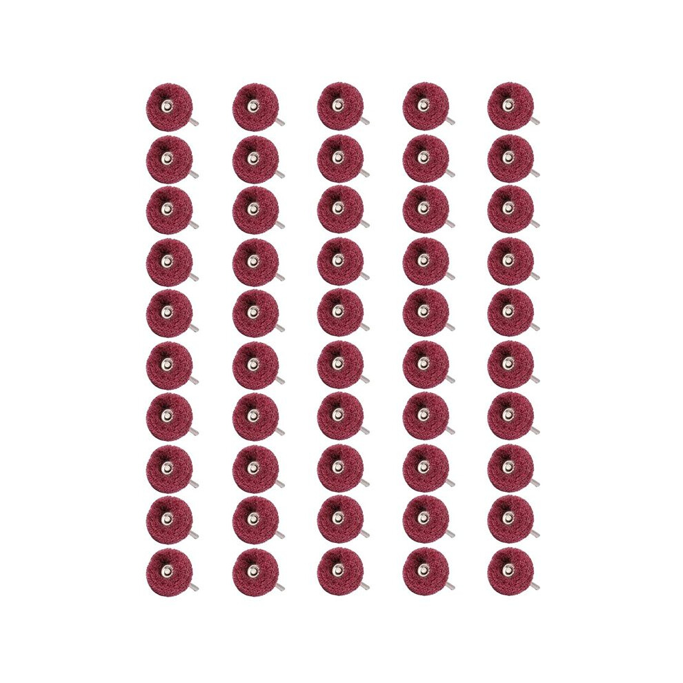 50 Pc 1 Inch Abrasive Wheel Polishing Buffing Wheel Drills,240 Grits 1/8Inch Shank Scouring Pad Abrasive Buffing Wheels 6031969099051