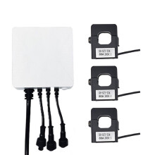 Tuya Life Single 3 Phase WiFi KWH Meter 80A Power Clamp Current Transformer Power Usage Monitor