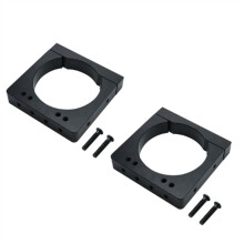 2 Pcs CNC Engraving Machine Diameter 80mm Spindle Motor Fixture Aluminum Support Mounting Base Bracket(80mm)
