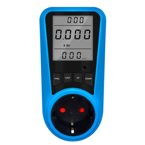Socket Digital Current Meter Voltmeter AC Power Meter  Watt Power  Tester Wattmeter - EU Plug