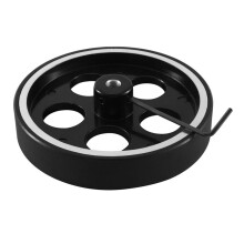 300mmX6mmX18mm Industrial Aluminum Rubber Measuring Encoder Meter Wheel for Industrial Encoder Encoder