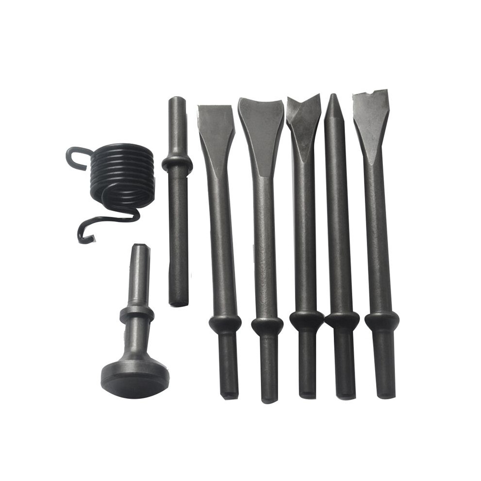 8Pc Air Chisel Set Pneumatic Chisel Air Hammer Punch Chipping Tool Pneumatic Chisel Air Hamme Cutting Rusting 4713705206832