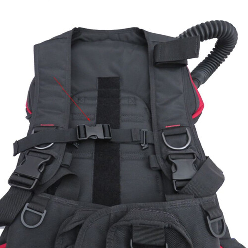 PlongéE Sous-Marine Backmount Sidemount BCD Sangle Pectorale à DéGagement Rapide Accessoires de PlongéE 1