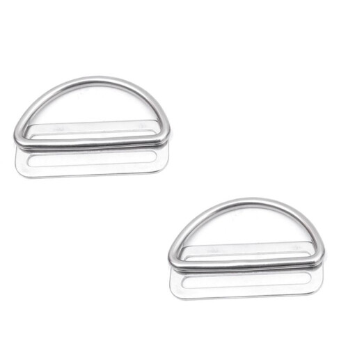 Stainless Steel Scuba Diving Belt Webbing Strap Fixed with D Ring Buckle Ring Buckle Wing BCD Accessories 1