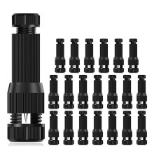 20 Pcs Low Voltage Wire Tap Connectors Waterproof 12-20 Gauge for Path Lights, Spotlights, Flood Lights, Ground Lights