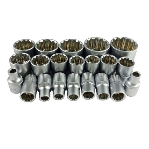 19-Piece 12-Angle Socket Wrench Set Repair Tools 8-32mm 1