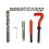 15Pc Thread Repair Kit Metric M12 x 1.25 mm Thread Repair Insert Set Wire Thread Inserts Thread Repair Kit 6