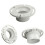 For  385345892 3inch Socket Floor Flange Use for Mount /SeaLand Gravity Discharge Toilets Replacement 5