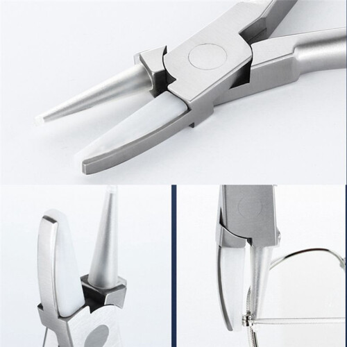 Glasses Adjusting Pliers Semi-Circular Square-Headed Pliers Optical Tools Fine-Tuning Glasses 2