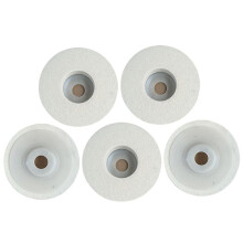 5Pcs Wool Polishing Wheel Disc, Wool Polishing Wheel Disc Kit for 125mm Angle Grinder, Polishing Pads