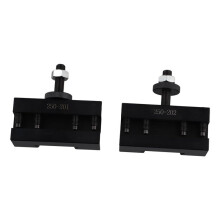 2Pcs Quick Change CNC Lathe Tool Post Turning Facing Holder Holder for Lathes Tools-250-201 & 250-202
