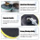 11 Peças 3 Polegadas Wet Diamond Polishing Pads Set 50 A 3000 Grit Hook e Loop Backing Lixamento para Granito Concreto Mármore 5