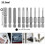 20Pcs Hex  Wrench Drill Bit Set Shank Quick Release Magnetic Screwdriver Bits Set (Metric +SAE) 2