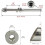 20 Pairs 1/8 inch Cable Railing Kits 30 Degree Beveled Washer Threaded Stud Tension End Fitting Terminal for Decking 2