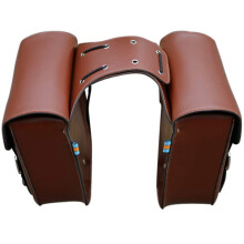 Retro Bicycle Rack Bag Leather Rear Rack Bike Bags Robust Rear Seatpost for Retro Bicycle Saddle Rack Accessories,Brown