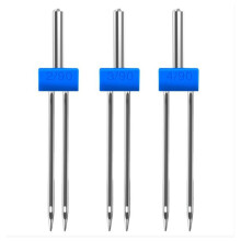 6Pack Double Twin Needles Wrinkled Needle with 2 PCS 9 Pintuck Presser Foot for Sewing Machine Accessories 5FM