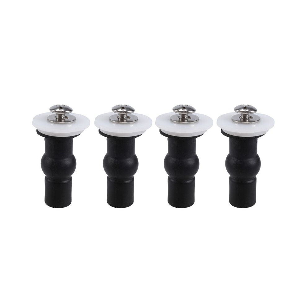 4 Pack Toilet Screws Toilet Hinges Bolt Expanding Rubber Top Nuts Screw Fixings Fix Wc Blind Hole Fittings 6034181825941