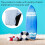 Surfboard Socks Cover 6Ft  And White Stripes Surf Board Protective Bag Storage Case 2