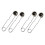 5 Pack Flint Spark Torch Igniter Single Flint Spark Lighter for Propane Torch Striker 8