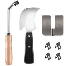 7Pcs Stainless Steel Vinyl Floor Welding Kit Accessories Set for Floor Cutting Guide