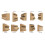 10 Bit Architectural Molding Router Bit Set-1/2 Inch Shank-Yonico 16101 5