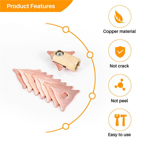 Tri Hook Washer 3 Point Dent Puller Electrode Chuck Dent Pulling System Stud Welders Spot Welding  Spotter Triple-Cornered Pads Kit 1
