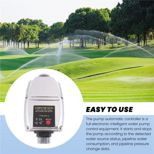 Water Pressure Booster Starting Controller Adjustable 1 Inch Pipe Automatic Pump Control  Off Mass Flow  220V 2
